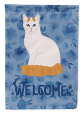 Load image into Gallery viewer, Turkish Van Cat Welcome Flag Canvas House Size CK5074CHF