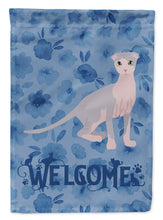 Load image into Gallery viewer, Ukrainian Levkoy Cat Welcome Flag Canvas House Size CK5075CHF