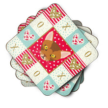 Load image into Gallery viewer, Abyssinian Cat Love Coasters - Set of 4 Lightweight Foam, Absorbent Drink Coasters  CK5077FC