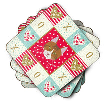 Load image into Gallery viewer, Aegean Cat Love Coasters - Set of 4 Lightweight Foam, Absorbent Drink Coasters  CK5078FC