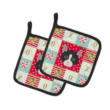 Load image into Gallery viewer, American Polydactyl Cat Love Pot Holders - Set of 2 - Heat-Resistant Kitchen Essentials CK5081PTHD