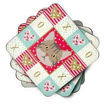 Load image into Gallery viewer, American Wirehair Cat Love Coasters - Set of 4 Lightweight Foam, Absorbent Drink Coasters  CK5083FC