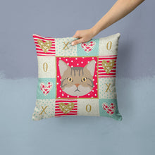 Load image into Gallery viewer, American Wirehair Cat Love Throw Pillow - 14x14 Decorative Pillow – Art for Your Home &amp; Patio CK5083PW1414