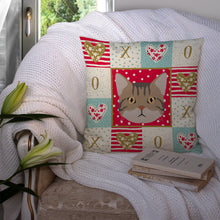 Load image into Gallery viewer, American Wirehair Cat Love Throw Pillow - 14x14 Decorative Pillow – Art for Your Home &amp; Patio CK5083PW1414