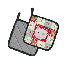 Load image into Gallery viewer, Asian Semi Longhaired Cat Love Pot Holders - Set of 2 - Heat-Resistant Kitchen Essentials CK5085PTHD