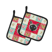 Load image into Gallery viewer, Balinese Cat Love Pot Holders - Set of 2 - Heat-Resistant Kitchen Essentials CK5087PTHD