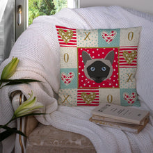 Load image into Gallery viewer, Balinese Cat Love Throw Pillow - 14x14 Decorative Pillow – Art for Your Home &amp; Patio CK5087PW1414