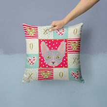 Load image into Gallery viewer, Bambino Cat Love Throw Pillow - 14x14 Decorative Pillow – Art for Your Home &amp; Patio CK5088PW1414