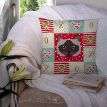 Load image into Gallery viewer, Birman Cat Love Throw Pillow - 14x14 Decorative Pillow – Art for Your Home &amp; Patio CK5090PW1414