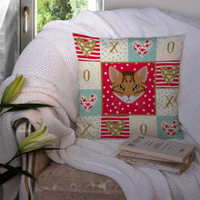 Load image into Gallery viewer, Cheetoh Cat Love Throw Pillow - 14x14 Decorative Pillow – Art for Your Home &amp; Patio CK5102PW1414