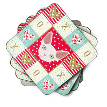 Load image into Gallery viewer, Devon Rex Cat Love Coasters - Set of 4 Lightweight Foam, Absorbent Drink Coasters  CK5110FC