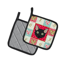Load image into Gallery viewer, Mandalay Cat Love Pot Holders - Set of 2 - Heat-Resistant Kitchen Essentials CK5131PTHD