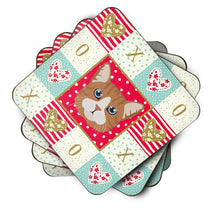 Load image into Gallery viewer, Manx Cat Love Coasters - Set of 4 Lightweight Foam, Absorbent Drink Coasters  CK5132FC