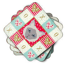 Load image into Gallery viewer, Owyhee Bob Cat Love Coasters - Set of 4 Lightweight Foam, Absorbent Drink Coasters  CK5144FC