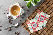 Load image into Gallery viewer, Owyhee Bob Cat Love Coasters - Set of 4 Lightweight Foam, Absorbent Drink Coasters  CK5144FC