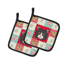 Load image into Gallery viewer, Poodle Cat Love Pot Holders - Set of 2 - Heat-Resistant Kitchen Essentials CK5150PTHD