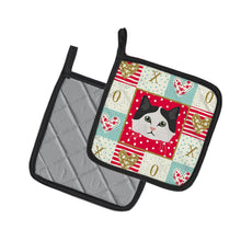 Load image into Gallery viewer, Ragamuffin Cat Love Pot Holders - Set of 2 - Heat-Resistant Kitchen Essentials CK5152PTHD