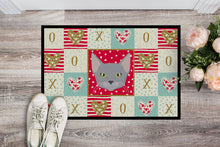 Load image into Gallery viewer, Russian Blue Cat Love Doormat - 24x36 Decorative Floor Mat – Indoor/Outdoor Rug with Artistic Flair CK5154JMAT
