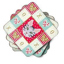 Load image into Gallery viewer, Serengeti Cat Love Coasters - Set of 4 Lightweight Foam, Absorbent Drink Coasters  CK5161FC
