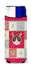 Load image into Gallery viewer, Snowshoe Cat   Hugger for slim cans CK5167MUK
