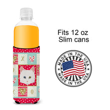 Load image into Gallery viewer, Turkish Angora Cat   Hugger for slim cans CK5175MUK