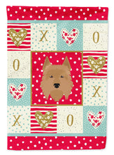 Load image into Gallery viewer, Australian Terrier Flag Canvas House Size CK5184CHF