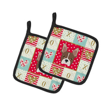 Load image into Gallery viewer, Boston Terrier Love Pot Holders - Set of 2 - Heat-Resistant Kitchen Essentials CK5187PTHD