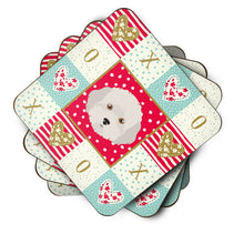 Load image into Gallery viewer, Cyprus Poodle Love Coasters - Set of 4 Lightweight Foam, Absorbent Drink Coasters  CK5193FC