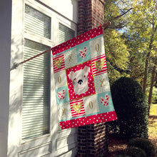 Load image into Gallery viewer, English Bulldog Flag Canvas House Size CK5197CHF