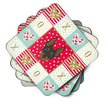 Load image into Gallery viewer, English Toy Terrier Love Coasters - Set of 4 Lightweight Foam, Absorbent Drink Coasters  CK5198FC