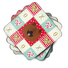 Load image into Gallery viewer, Eurasier Love Coasters - Set of 4 Lightweight Foam, Absorbent Drink Coasters  CK5199FC