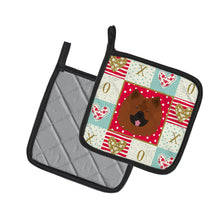 Load image into Gallery viewer, Eurasier Love Pot Holders - Set of 2 - Heat-Resistant Kitchen Essentials CK5199PTHD