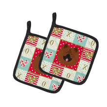 Load image into Gallery viewer, Eurasier Love Pot Holders - Set of 2 - Heat-Resistant Kitchen Essentials CK5199PTHD