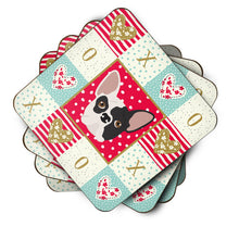 Load image into Gallery viewer, French Bulldog Love Coasters - Set of 4 Lightweight Foam, Absorbent Drink Coasters  CK5200FC