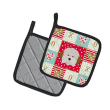 Load image into Gallery viewer, Havanese Dog Love Pot Holders - Set of 2 - Heat-Resistant Kitchen Essentials CK5205PTHD