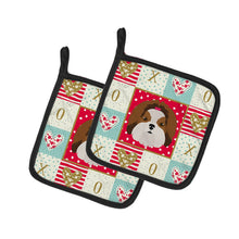 Load image into Gallery viewer, Imperial Shih Tzu Love Pot Holders - Set of 2 - Heat-Resistant Kitchen Essentials CK5206PTHD