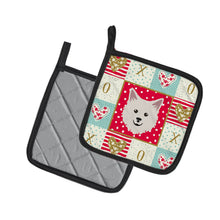 Load image into Gallery viewer, Italian Spitz Love Pot Holders - Set of 2 - Heat-Resistant Kitchen Essentials CK5208PTHD
