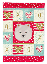 Load image into Gallery viewer, Japanese Spitz Flag Canvas House Size CK5210CHF