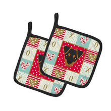 Load image into Gallery viewer, Japanese Terrier Love Pot Holders - Set of 2 - Heat-Resistant Kitchen Essentials CK5211PTHD