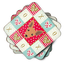 Load image into Gallery viewer, Miniature Pinscher Love Coasters - Set of 4 Lightweight Foam, Absorbent Drink Coasters  CK5221FC
