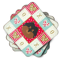 Load image into Gallery viewer, Pomeranian Love Coasters - Set of 4 Lightweight Foam, Absorbent Drink Coasters  CK5228FC