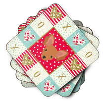 Load image into Gallery viewer, Russian Tor Terrier Love Coasters - Set of 4 Lightweight Foam, Absorbent Drink Coasters  CK5234FC