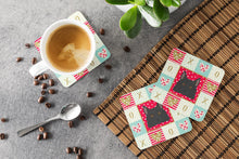 Load image into Gallery viewer, Schipperke Love Coasters - Set of 4 Lightweight Foam, Absorbent Drink Coasters  CK5236FC