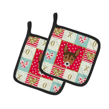 Load image into Gallery viewer, Tenterfield Terrier Love Pot Holders - Set of 2 - Heat-Resistant Kitchen Essentials CK5239PTHD