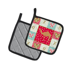 Load image into Gallery viewer, Arabian Camel Dromedary Love Pot Holders - Set of 2 - Heat-Resistant Kitchen Essentials CK5244PTHD