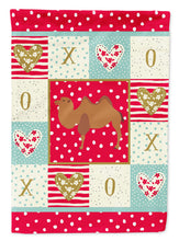 Load image into Gallery viewer, Bactrian Camel Love Flag Canvas House Size CK5245CHF