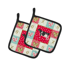 Load image into Gallery viewer, Holstein Cow Love Pot Holders - Set of 2 - Heat-Resistant Kitchen Essentials CK5249PTHD