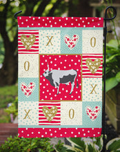 Load image into Gallery viewer, Hungarian Grey Steppe Cow Love Garden Flag – Decorative Outdoor Yard Flag CK5251GF
