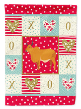 Load image into Gallery viewer, Zebu Indicine Cow Love Garden Flag – Decorative Outdoor Yard Flag CK5252GF