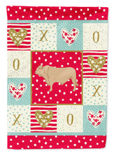 Load image into Gallery viewer, Charolais Cow Love Garden Flag – Decorative Outdoor Yard Flag CK5253GF